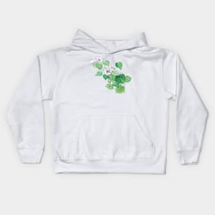 April 14th birthday flower Kids Hoodie